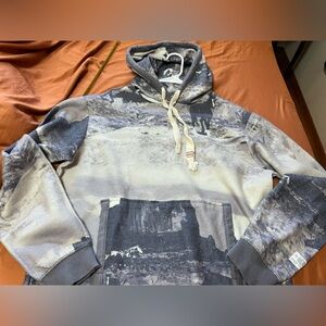 BDG desert horse crop hoodie